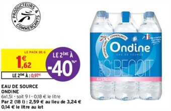 EAU DE SOURCE ONDINE