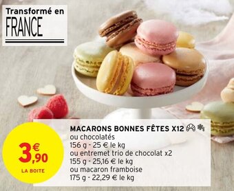 Intermarché Hyper MACARONS BONNES FÊTES X12* offre