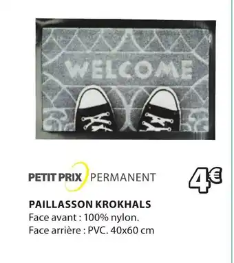 JYSK Paillasson Krokhals offre