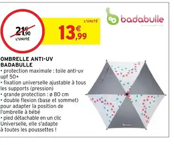 OMBRELLE ANTI-UV BADABULLE