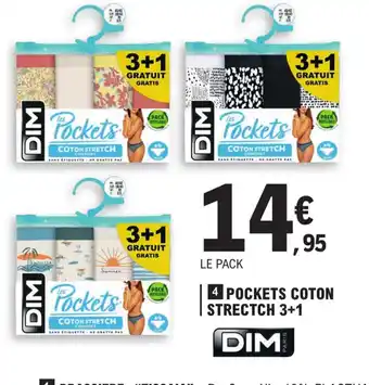 E.Leclerc 4 POCKETS COTON STRECTCH 3+1 offre