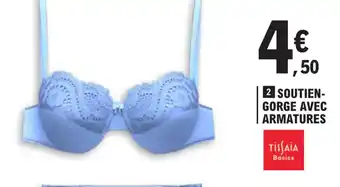 E.Leclerc 2 SOUTIEN-GORGE AVEC ARMATURES offre