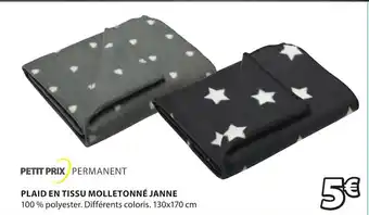 JYSK Plaid en Tissu Molletonné Janne offre