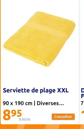 Action Serviette de plage XXL offre