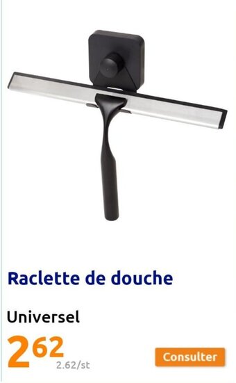Action Raclette de douche offre