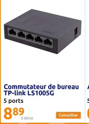 Action Commutateur de bureau Arizona Fraise TP-link LS1005G offre