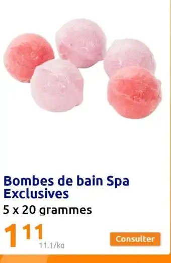 Bombes de bain Spa Exclusives