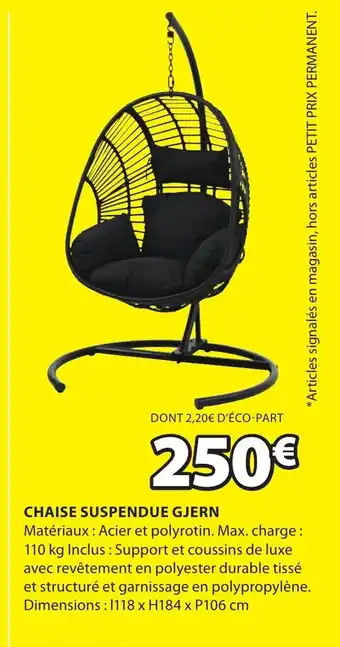JYSK Chaise Suspendue Gjern offre