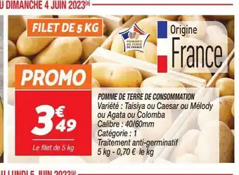 Netto Pommes de terre de consommation offre