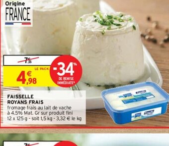 Intermarché FAISSELLE ROYANS FRAIS offre