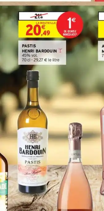 PASTIS HENRI BARDOUIN I