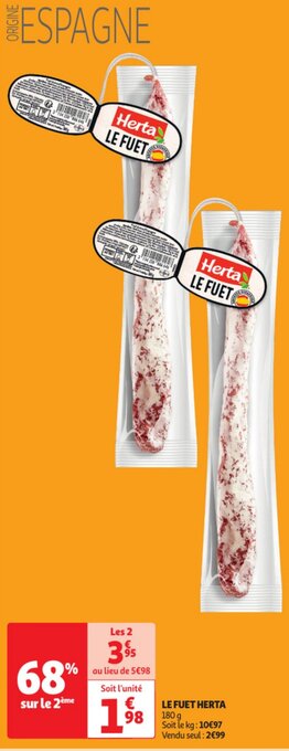 Auchan LE FUET HERTA offre