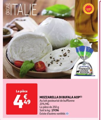 Auchan MOZZARELLA DI BUFALA AOP(¹) offre