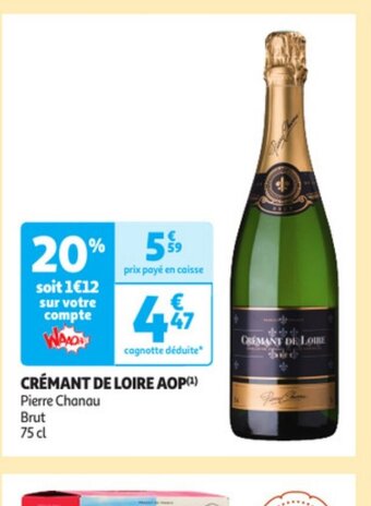 Auchan CRÉMANT DE LOIRE AOP(¹) offre