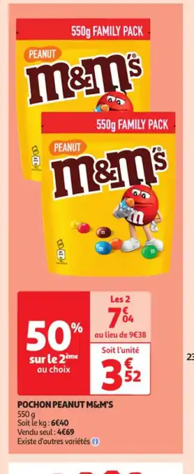 Auchan POCHON PEANUT M&M'S offre