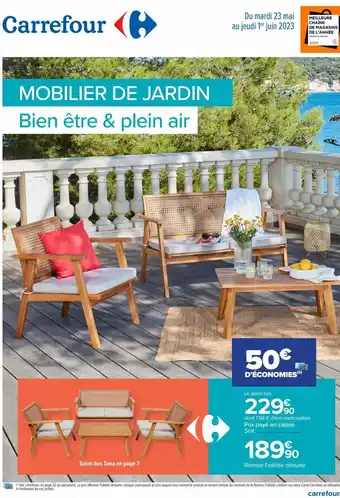 Carrefour Salon bas Tana en page 7 offre