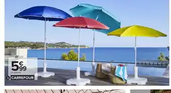 Carrefour b Parasol de plage CARREFOUR offre