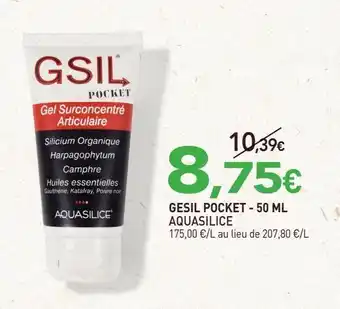 Gesil pocket 50ml aquasilice