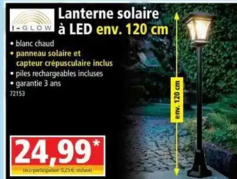 Norma Lanterne solaire à led offre