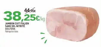 naturéO Jambon cuit italien sans sel nitrite golfera offre