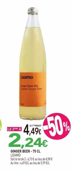 naturéO Ginger beer 75cl offre