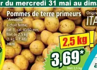 Norma Pommes de terre primeurs offre