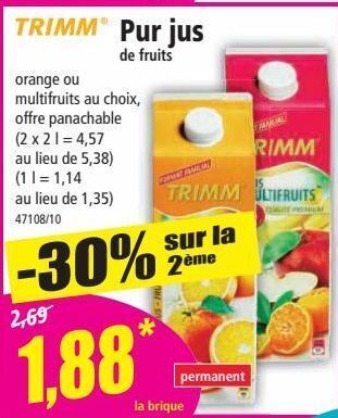 Norma Pur jus trimm offre