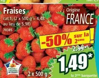 Norma Fraises offre