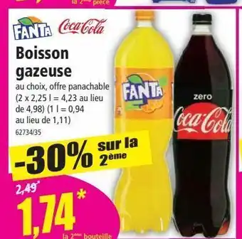 Boissons gazeuse fanta coca-cola