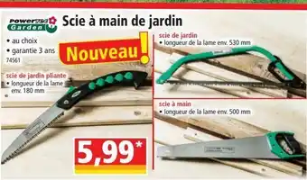 Norma Scie à main de jardin offre