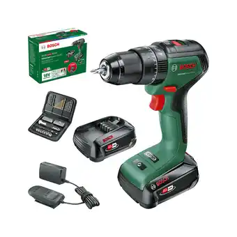 Castorama Perceuse visseuse à percussion sans fil bosch power for all universalimpact 18v - 2x2ah + 51 accessoires offre