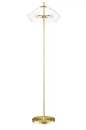 Lampadaire capolin 3 ampoules e14 ip20 métal doré