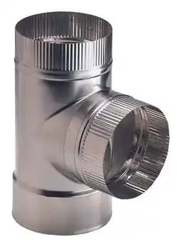 Brico Dépôt Té en inox brillant - ø 139 mm - 90 ° offre