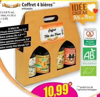Coffret 4 bières