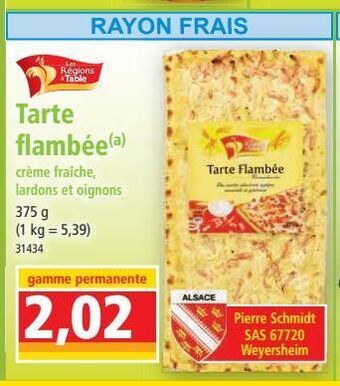 Norma Tarte flambée offre