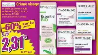 Norma Crème visage diadermine offre