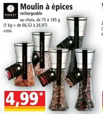 Norma Moulin à épices offre