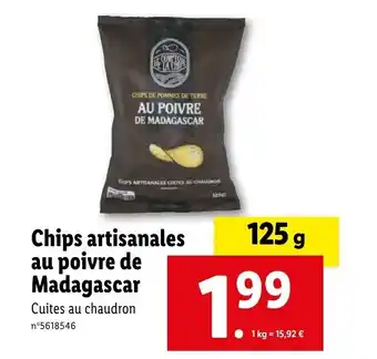 Chips artisanales au poivre de Madagascar