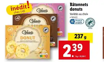 Lidl Bâtonnets donuts offre