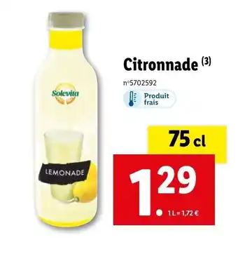 Lidl Citronnade (3) offre