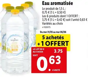 Eau aromatisée