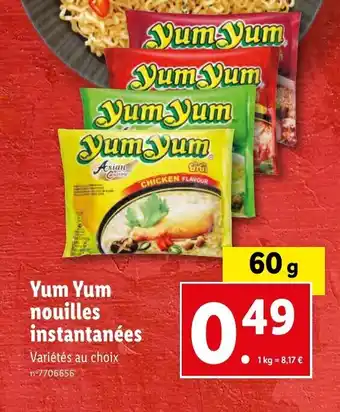 Yum Yum nouilles instantanées