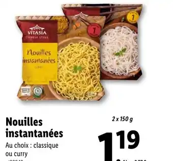 Lidl Nouilles instantanées Au choix: classique offre
