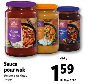 Lidl Sauce pour wok offre