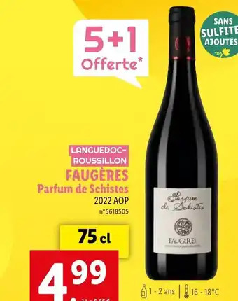 FAUGÈRES Parfum de Schistes