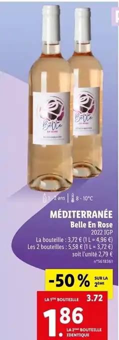 MÉDITERRANÉE Belle En Rose 2022 IGP