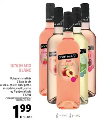 Lidl DI'VIN MIX BLANC offre
