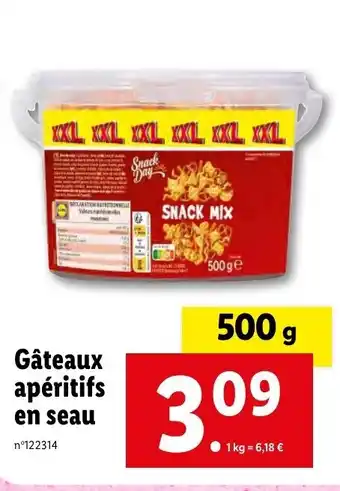 Lidl Gâteaux apéritifs en seau offre