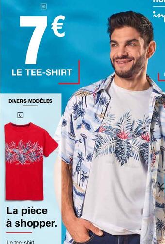 Cora x Carrefour Influx tee-shirt offre