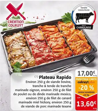 Colruyt Plateau rapido offre
